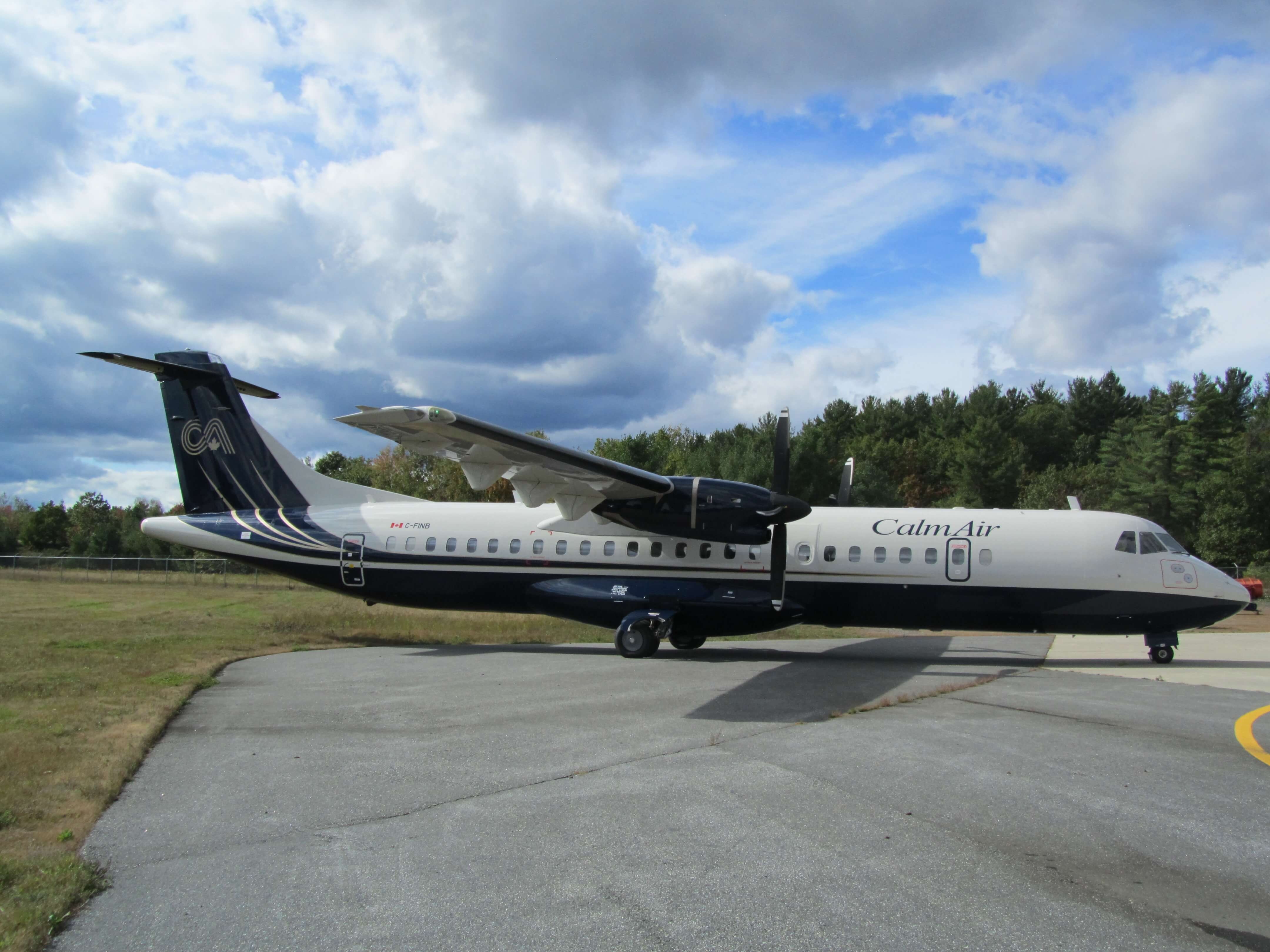 Calm Air ATR-72-200 Aircraft on Runway © Calm Air